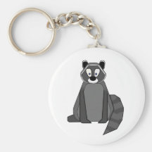 Rocky Raccoon Keychain