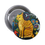 Rocky, The Rock Star Cat Products Pin