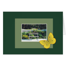rockyj  Park Bench Greeting Card