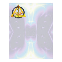 ROD OF ASCLEPIUS DENTIST DENTISTRY SYMBOL PERSONALIZED LETTERHEAD