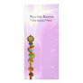 ROD OF ASCLEPIUS WITH 7 CHAKRAS ,SPIRITUAL ENERGY RACK CARD