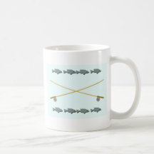 Rod Reel Fish Coffee Mugs