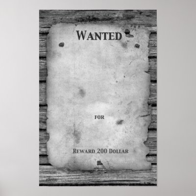 Print   Posters on Rod Series  Make Your Own  Wanted Poster  At Zazzle Ca