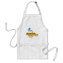 Rodeo - Bull Dogging; steer wrestling Aprons