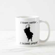 Rodeo - Bull Riding - Waitin n Prayin Coffee Mugs