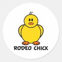 Rodeo Chick Sticker