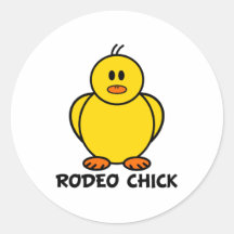 Rodeo Chick Sticker