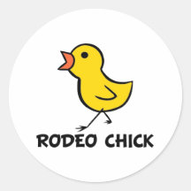 Rodeo Chick Sticker