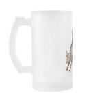 Rodeo cowboy bull riding coffee mug