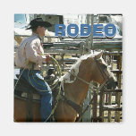 Rodeo Cowboy Magnet