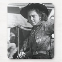 Rodeo Cowgirl: 1940 Mousepads