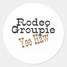 Rodeo Groupie Yee Haw Sticker