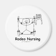 Rodeo Nursing Fridge Magnet
