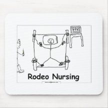 Rodeo Nursing Mouse Pad