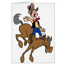 Rodeo Rider Greeting Cards