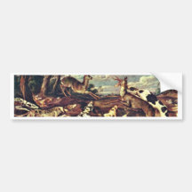 Roe Deer By Vos Paul De (Best Quality) Bumper Sticker