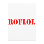 ROFLOL postcards