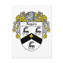 Rogers Coat of Arms (Mantled) Postcards