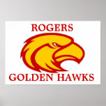 Rogers Hawkhead Logo Poster 2 posters