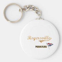 Rogersville Missouri City Classic Keychain