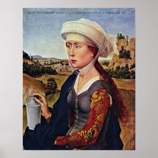Rogier van der Weyden - Saint Mary Magdalene Print