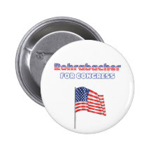 Rohrabacher for Congress Patriotic American Flag D Pin