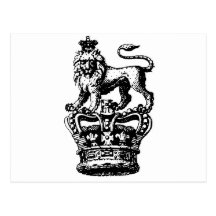 ROI DE LION POST CARD