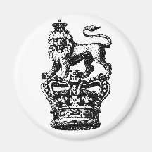 ROI DE LION REFRIGERATOR MAGNET