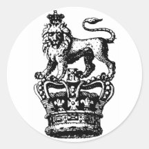 ROI DE LION STICKERS