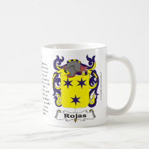 Rojas Family Coat of Arms Mug
