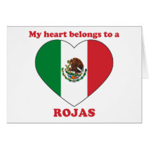 Rojas Greeting Card