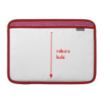 rokurokubi(red) MacBook スリーブ