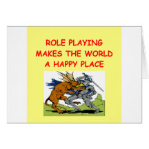 role playing card