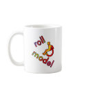Roll Model - Disability Tees - in bright colours mugs