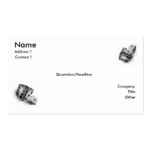 Roll the Dice Business Card Template