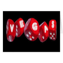 ROLL THE DICE VEGAS ALL OCCASION CARD