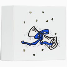 Rolled Diploma with bow Binder