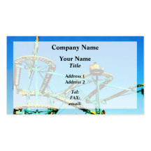 Roller Coaster Business Card Templates
