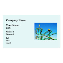 Roller Coaster Business Cards