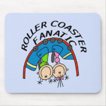 Roller Coaster Fanatic Tshirts and Gifts Mouse Pads