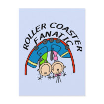 Roller Coaster Fanatic Tshirts and Gifts Post Card