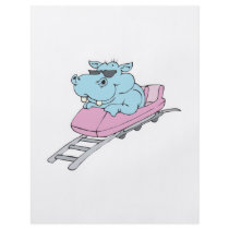 roller coaster hippo custom flyer