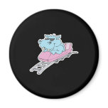 roller coaster hippo magnets
