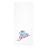 roller coaster hippo rack card design