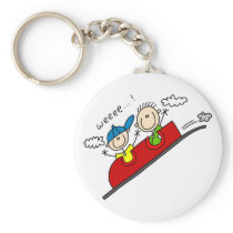 Roller Coaster Ride Tshirts and Gifts Keychain