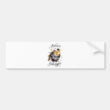Roller Derby - Auburn Gold Diggers Logo Bumper Stickers