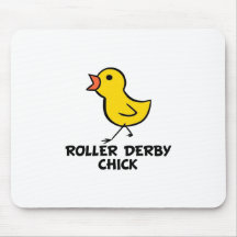 Roller Derby Chick Mousepad
