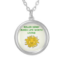 roller derby custom necklace