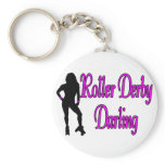 Roller Derby Darling keychains