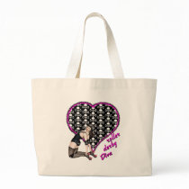 roller derby Diva Canvas Bag